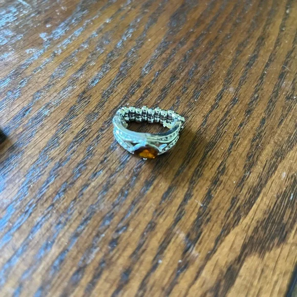 Paparazzi Elegant Gold , Brown and Silver Tone Women's Rings Set 3 - Picture 4 of 6